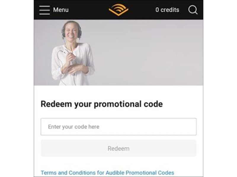 Audible código descuento