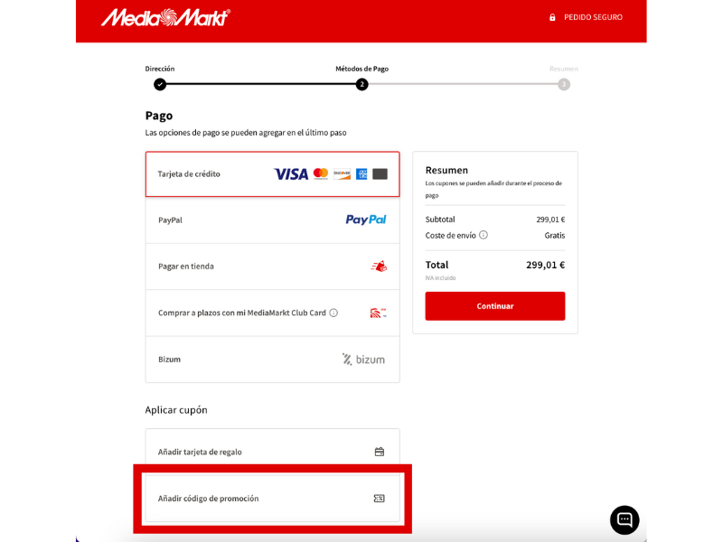Media Markt código descuento