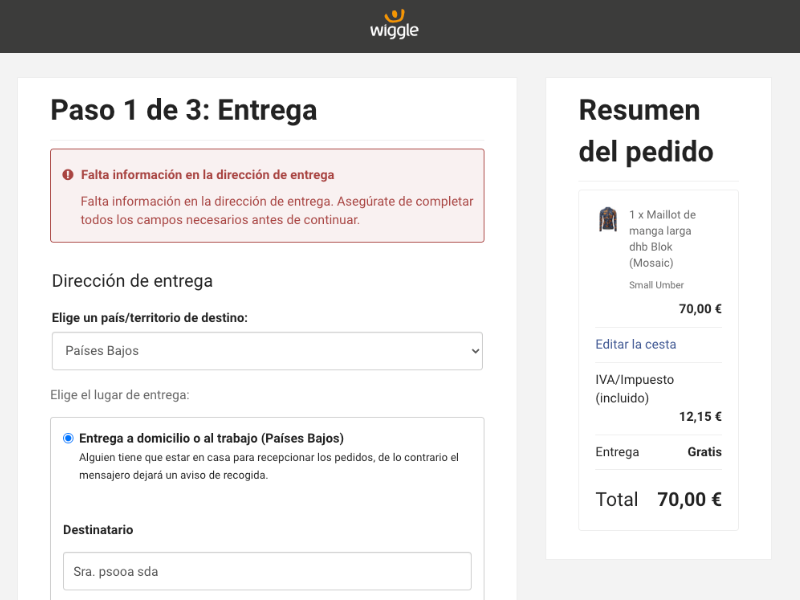 Wiggle código descuento
