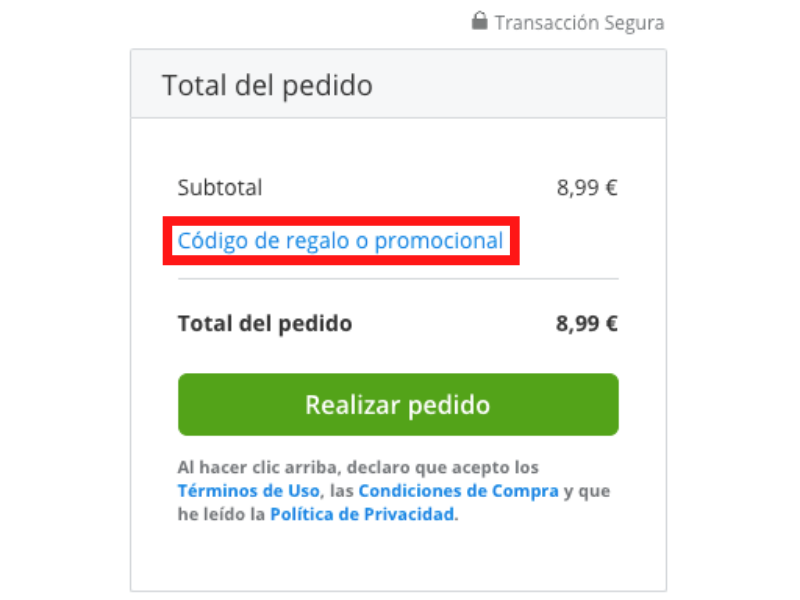 Groupon código descuento