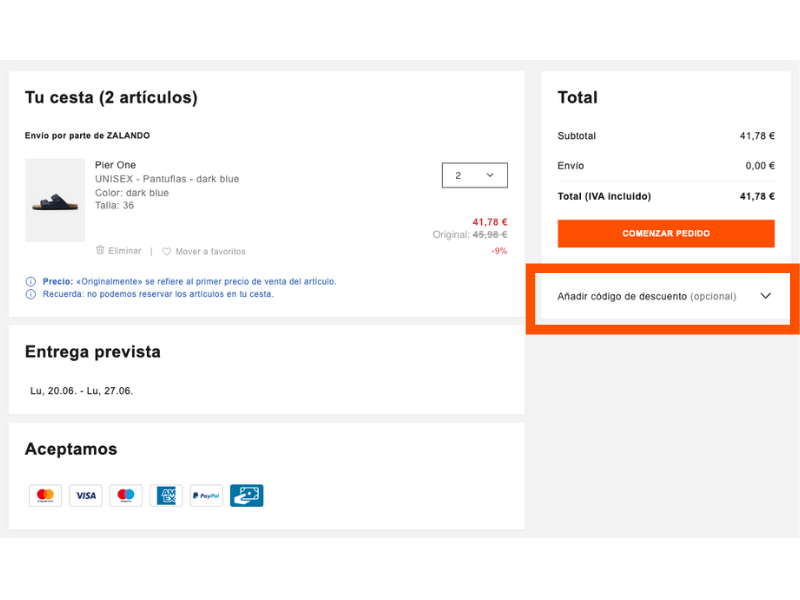 Procesando primero bendición Zalando código descuento: 10% de descuento en diciembre 2022 | TrustDeals.es